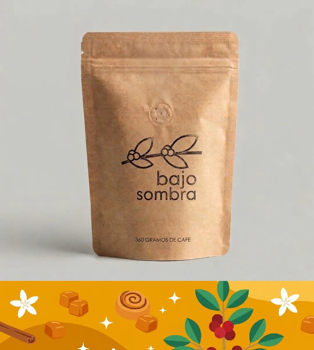 Bolsa de café Maragogype San Jerónimo de San Jerónimo, Baja Verapaz, Bolsa de 360 g, Bajo Sombra
